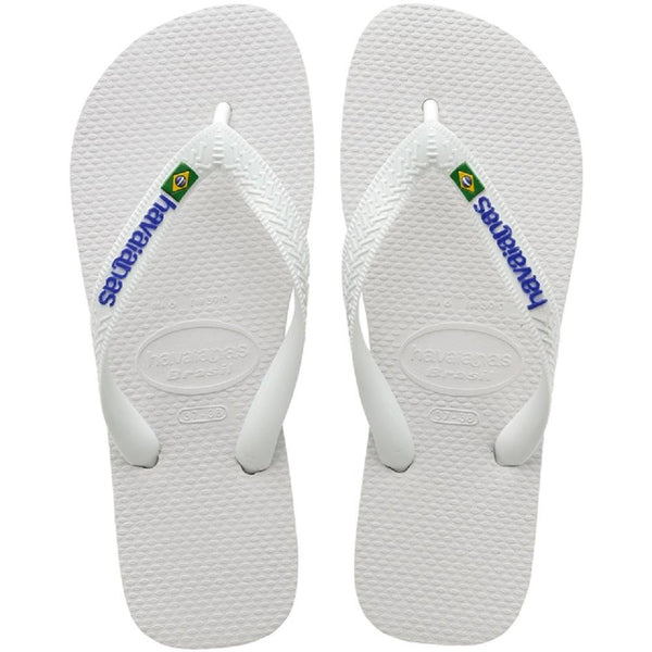 Chinelo Havaianas Brasil Logo Branco