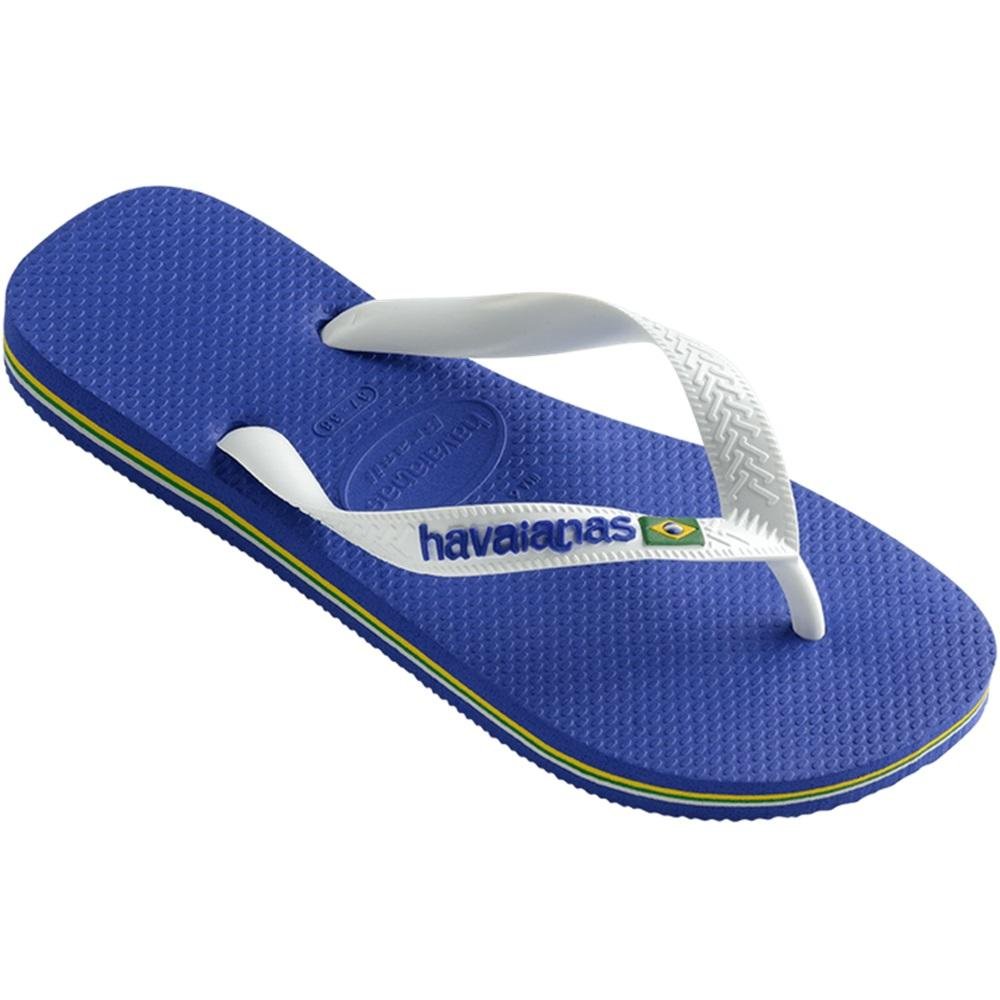 Chinelo Havaianas Brasil Logo Azul