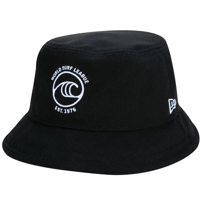 Chapéu Bucket New Era Oficial WSL Surfe Preto