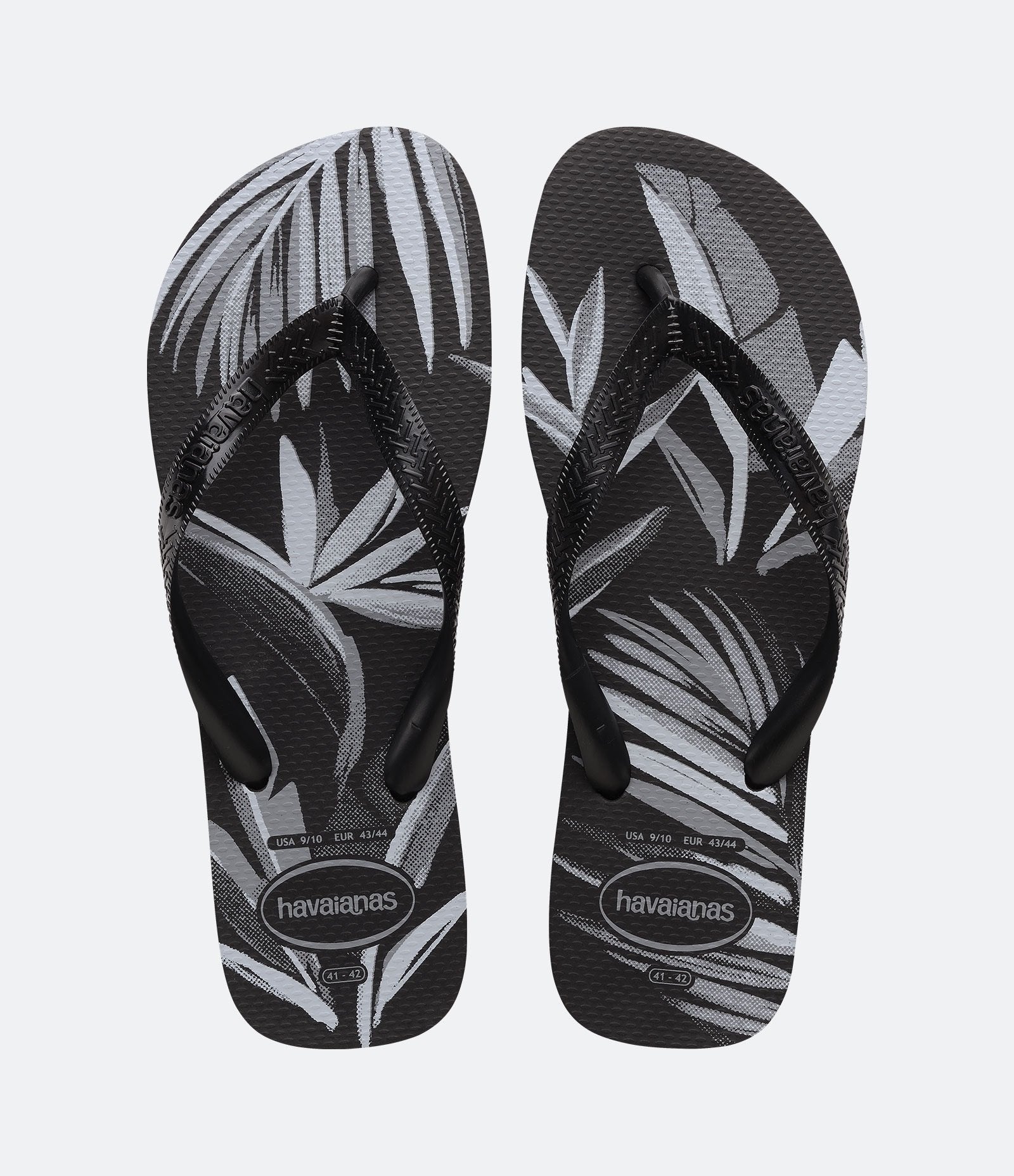 Chinelo Havaianas Floral Preto e Bege