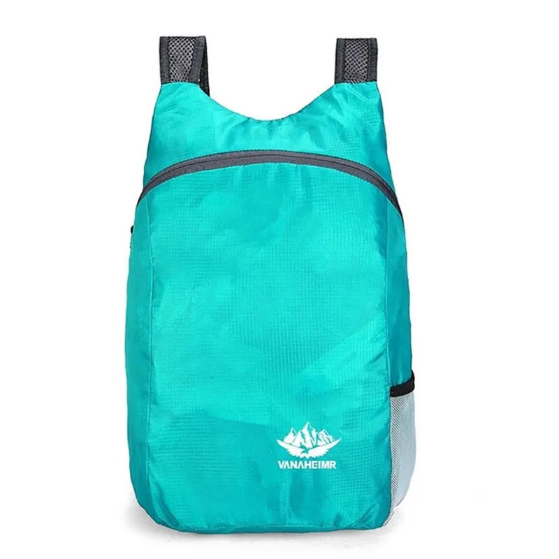 Mochila Dobrável Ultraleve Impermeável - Alta Capacidade para Viagem e Esporte