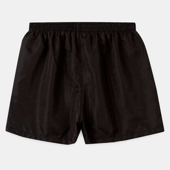 Short Praia Feminino Slim Liso Preto